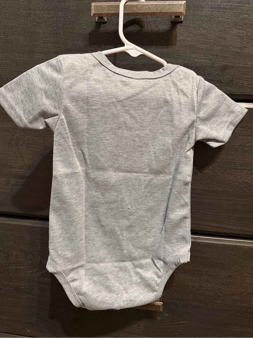 Grandma and Grandson Grey Baby One-Piece Bodysuit